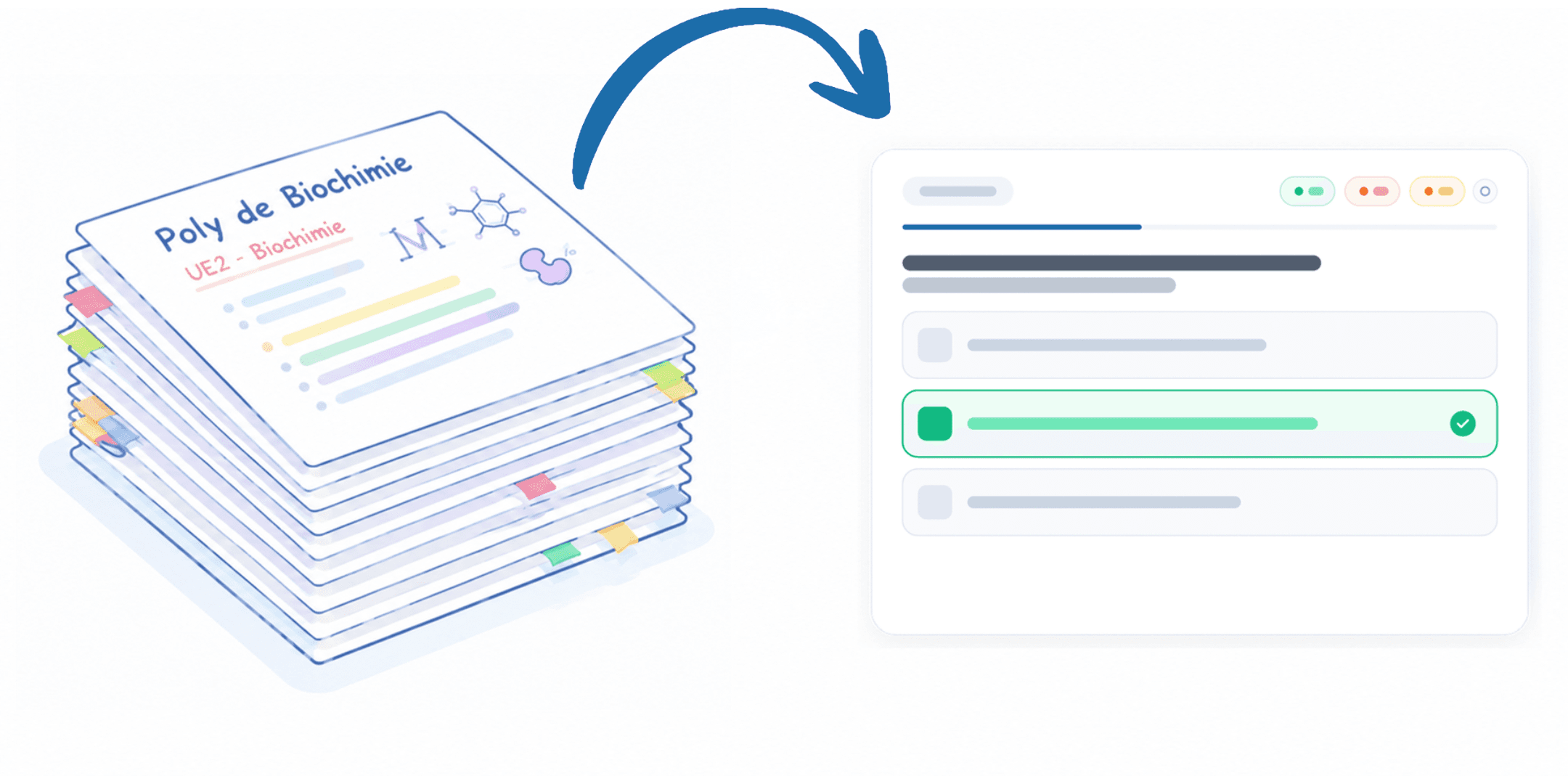 Transformation d'un cours en fiches et QCM en 60 secondes